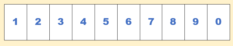 数组内容1234567890