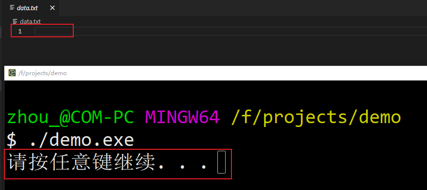 未刷新文件缓存区